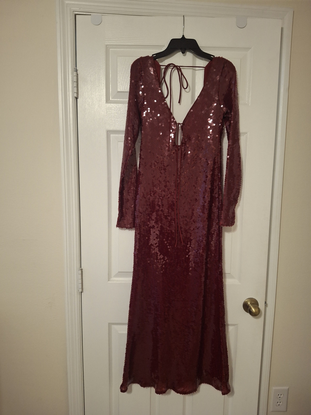 Bardot Red Sequin Slip Dress - Women's Intimates & Sleepwear